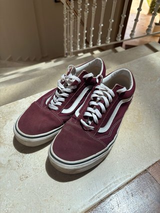 Zapatillas Vans granate talla 44