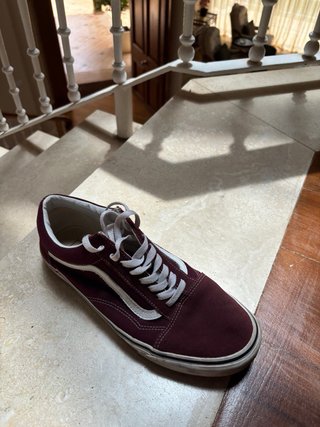 Zapatillas Vans granate talla 44