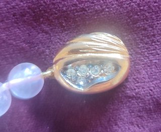 Collana in Quarzo Rosa Naturale (no bigiotteria)