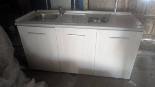 Mueble cocina con fregadero y encimera