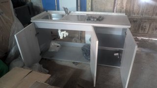Mueble cocina con fregadero y encimera