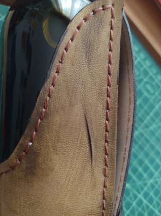 Funda para vino escanciador de cuero