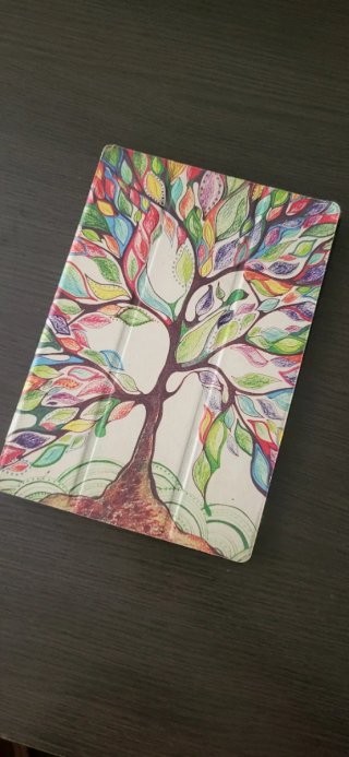 Tablet Lenovo Negra con Funda Multicolor