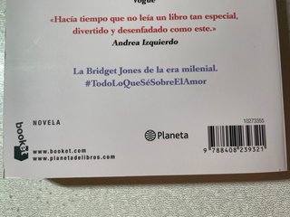 Libro “Todo lo que sé sobre el amor”