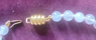 Collana in Quarzo Rosa Naturale (no bigiotteria)