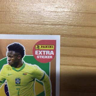 Cromo Panini Extra Sticker Vinicius Jr. Bronce