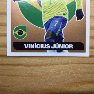 Cromo Panini Extra Sticker Vinicius Jr. Bronce