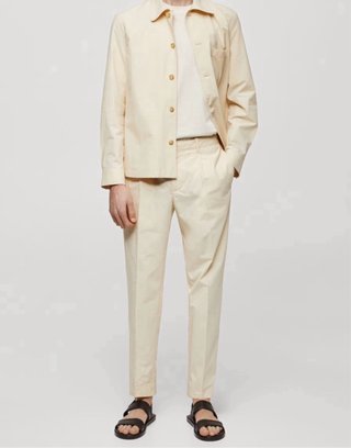 Pantalón Algodón Slim-Fit Nuevo