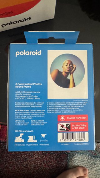 Polaroid Color 600 Film - 5 Paquetes