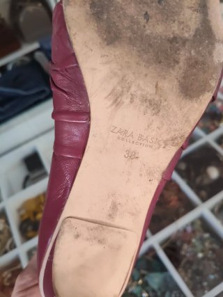 Sandalias Zara Talla 38 Rosa