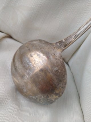 Mestolo Zuppiera Raffinato Sec XIX