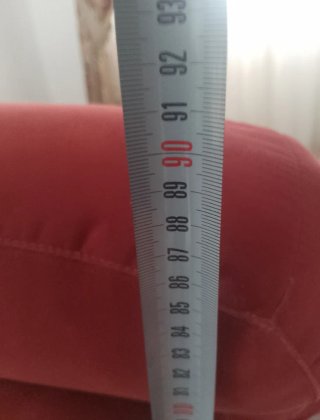 Sofá de 2 plazas rojo