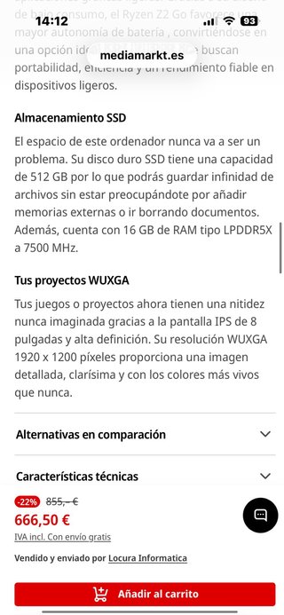 Consola Portátil Lenovo Legion Go S blanca