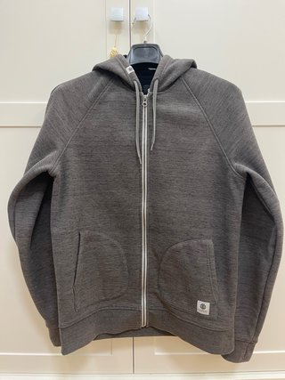 Sudadera Element Gris Talla M Cremallera