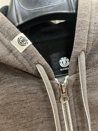 Sudadera Element Gris Talla M Cremallera