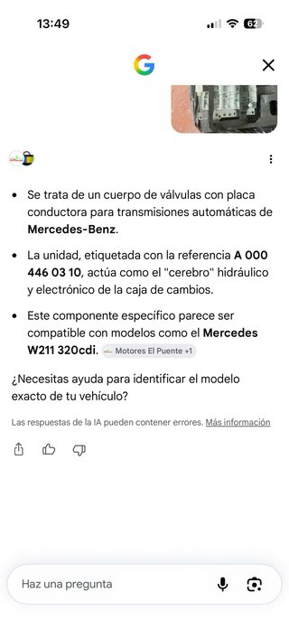 Unidad Control Transmisión Automática Mercedes