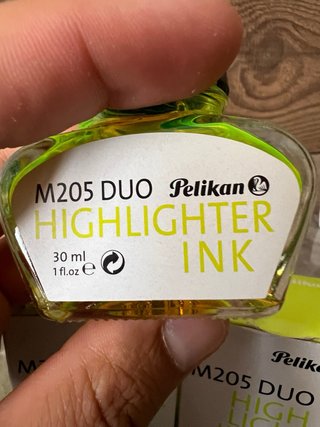 Pelikan M205 DUO Highlighter Ink Giallo inchiostro
