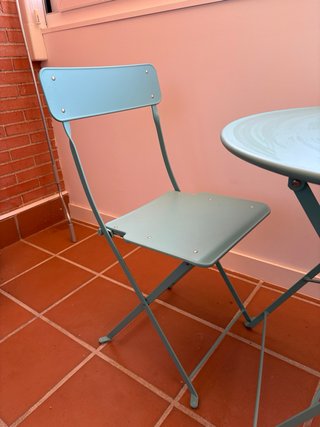 Mesa y 2 Sillas Terraza Ikea