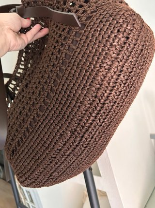 Bolso Marrón asas de cuero