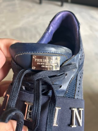 Zapatillas Philipp Plein Azul y Plata