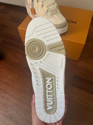 Scarpe Louis Vuitton LV Skate Beige