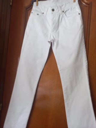 Traje pantalón blanco