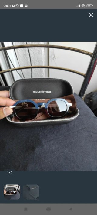 Gafas de sol Mr. Boho azules , marrones y blanco