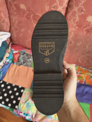Zapatos abiertos piel mujer Tolino negros