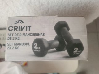 Set 2 Mancuernas Crivit 2kg