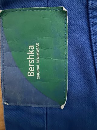 Bershka Jeans Baggy Blu Taglia 38 Nuovi