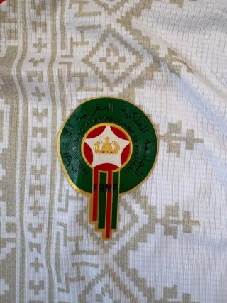Camiseta Marruecos Puma Blanca Detalles Dorados