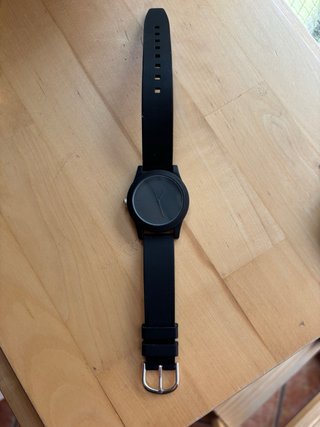 Set de 3 relojes: dorado y negro
