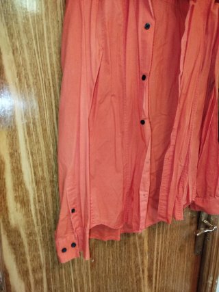 Camisa H&M Naranja Manga Larga