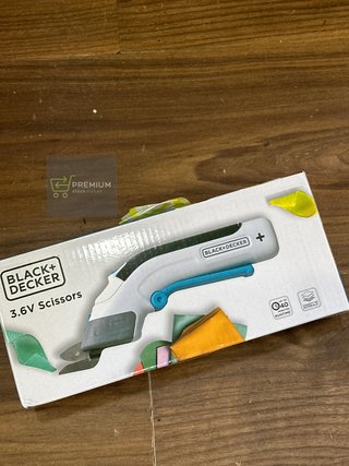 BLACK+DECKER Tijeras 3,6v, Gatillo extralargo
