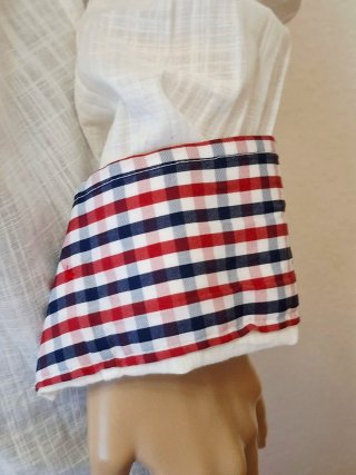Camisa GANT Blanca Rayas Cuello y Puños