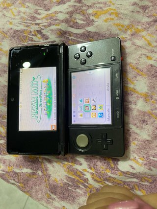 Nintendo 3DS Nera + Pennino + Gioco Tetris
