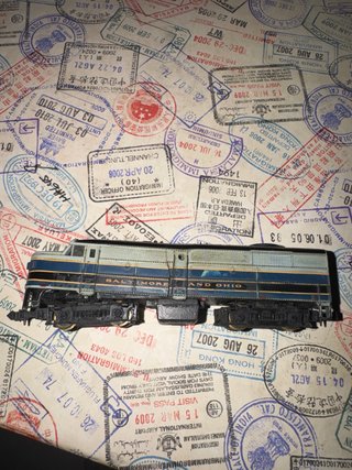 Pack 2 Locomotoras Diésel Baltimore & Ohio Escala