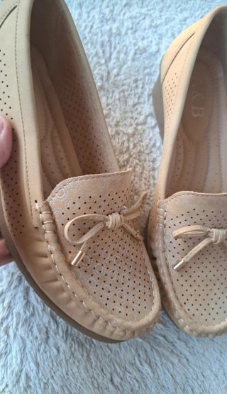 Zapatos planos mujer beige talla 38