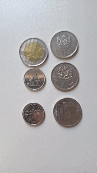 Lote monedas de paises variadas o individual