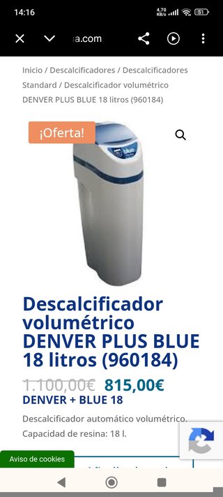 Descalificador de agua