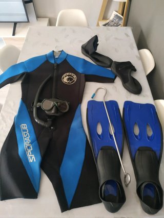 Equipo completo buceo SPORASUB