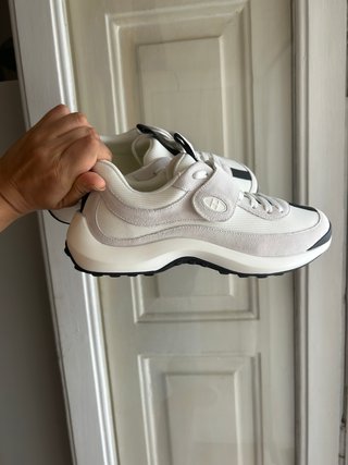 Scarpe donna beige e bianche