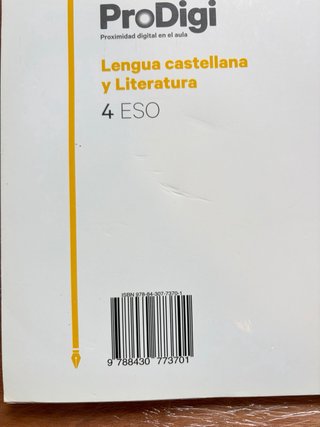 Libros de instituto 3 y 4 de la ESO