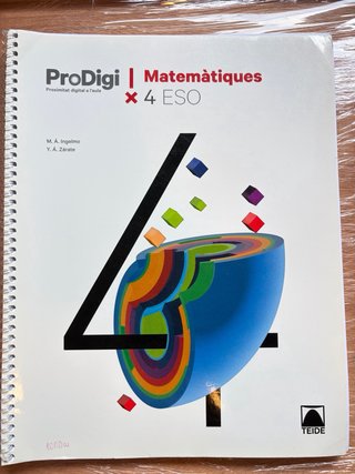 Libros de instituto 3 y 4 de la ESO