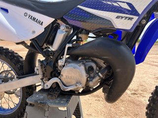 Yamaha Motocross Azul y Blanca