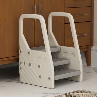 Taburete infantil 2-5 años HDPE, 43x42x65.5 cm, Cr