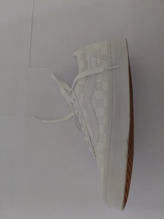 Vans Old Skool Checkerboard Blancas
