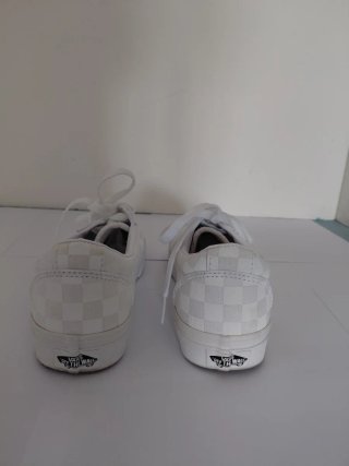 Vans Old Skool Checkerboard Blancas
