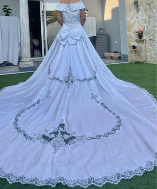 Vestido de Novia Encaje Bordado Perlas T40-42