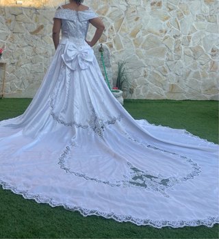 Vestido de Novia Encaje Bordado Perlas T40-42